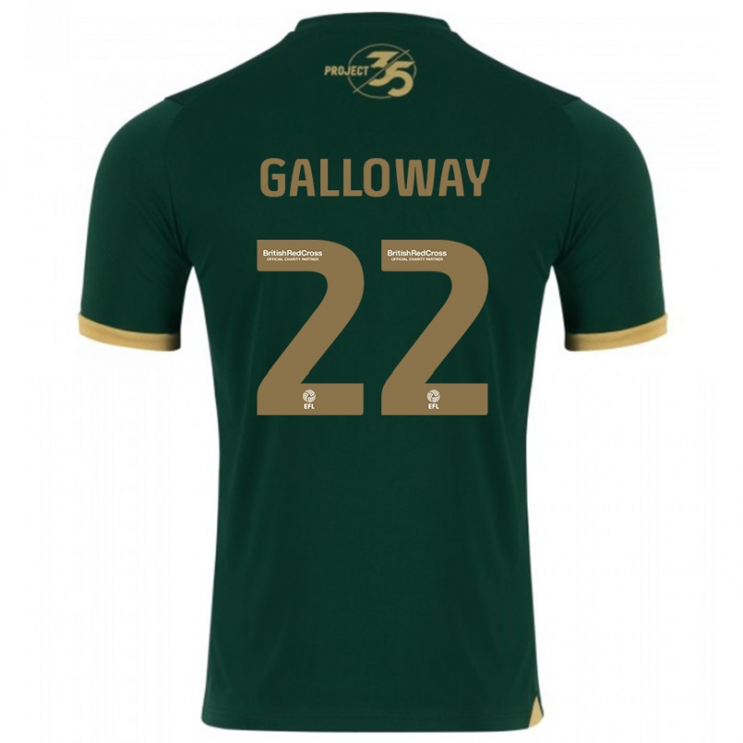 Kandiny Niño Camiseta Brendan Galloway #22 Verde 1ª Equipación 2023/24 La Camisa Chile