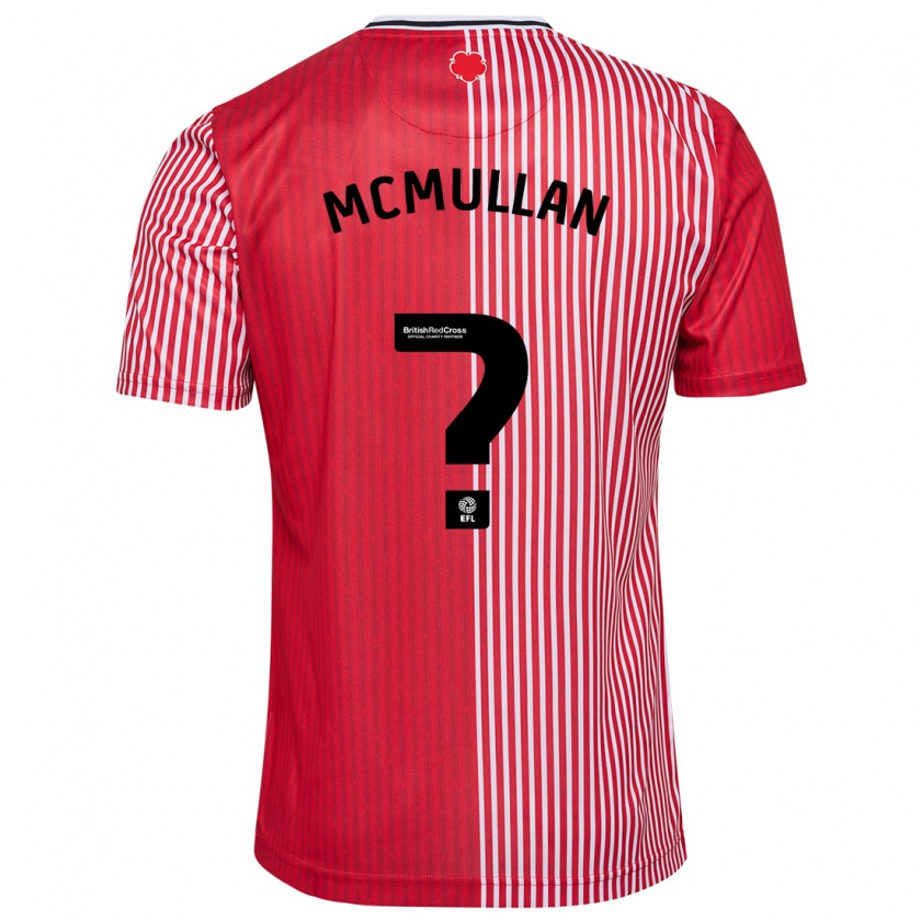 Kandiny Niño Camiseta Korban Mcmullan #0 Rojo 1ª Equipación 2023/24 La Camisa Chile