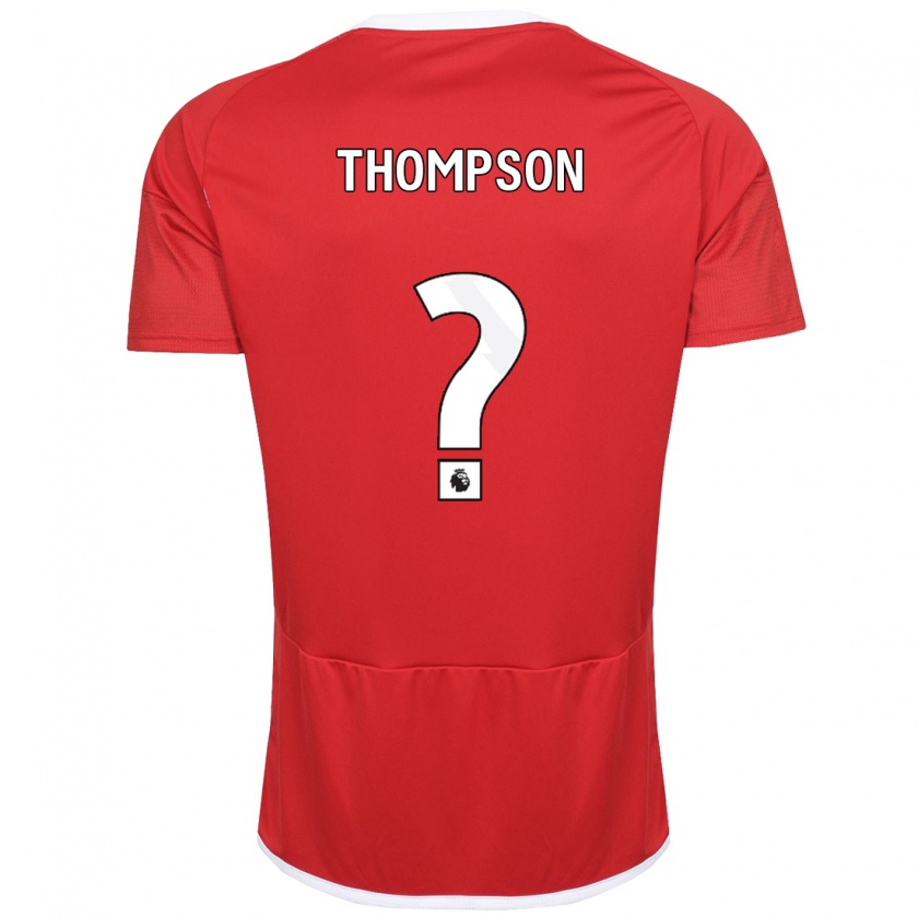 Kandiny Niño Camiseta Will Thompson #0 Rojo 1ª Equipación 2023/24 La Camisa Chile