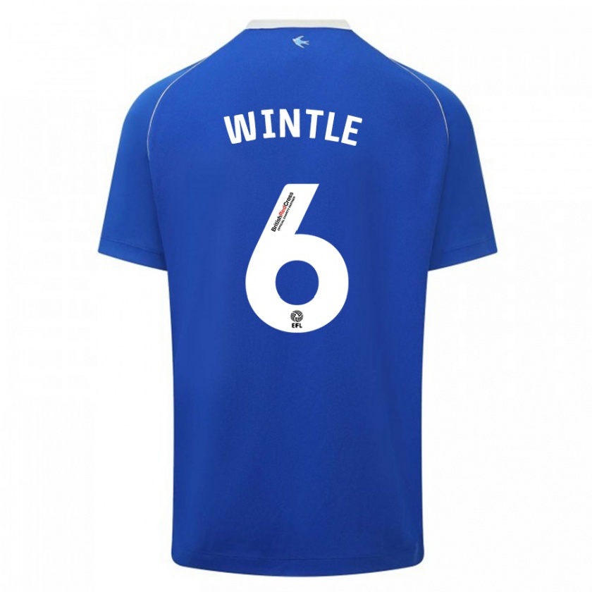 Kandiny Niño Camiseta Ryan Wintle #6 Azul 1ª Equipación 2023/24 La Camisa Chile