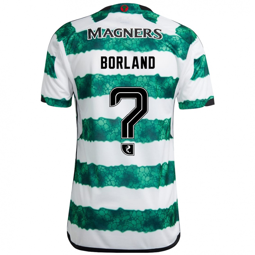 Kandiny Niño Camiseta Hayden Borland #0 Verde 1ª Equipación 2023/24 La Camisa Chile