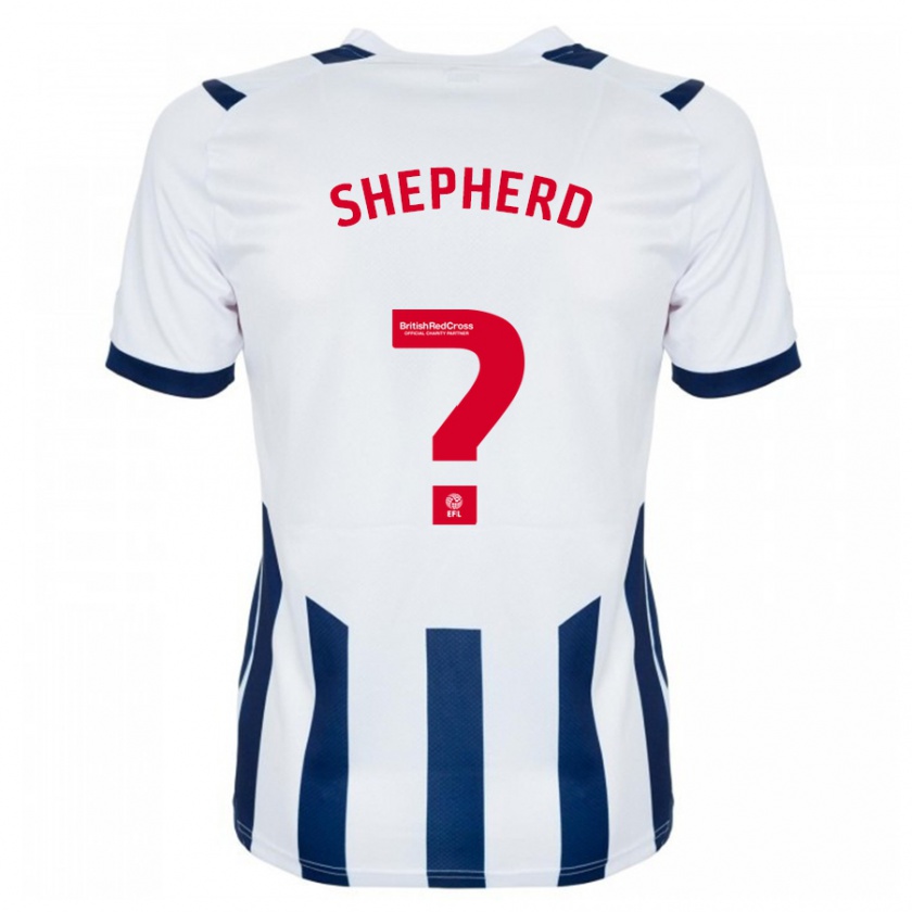 Kandiny Niño Camiseta Jacob Shepherd #0 Blanco 1ª Equipación 2023/24 La Camisa Chile