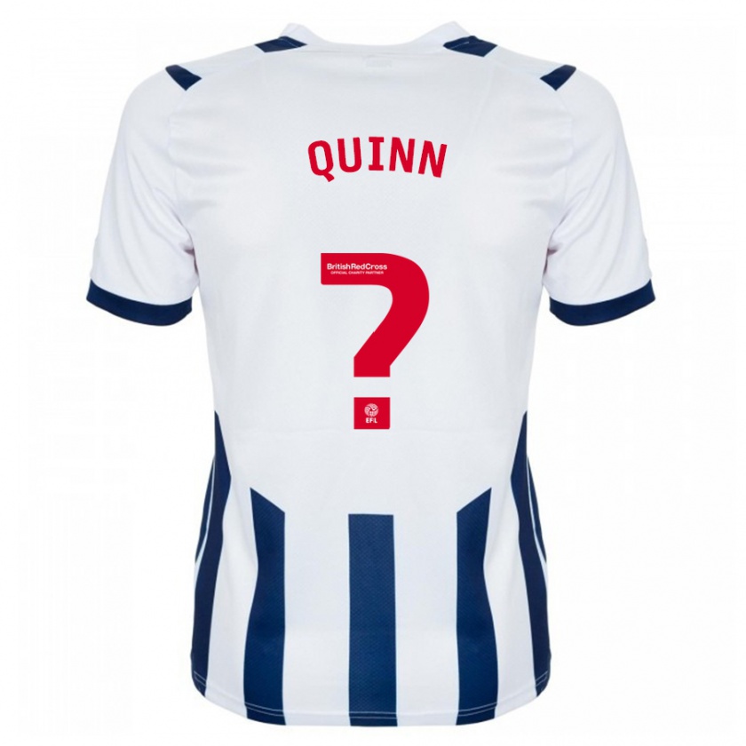 Kandiny Niño Camiseta Keilan Quinn #0 Blanco 1ª Equipación 2023/24 La Camisa Chile