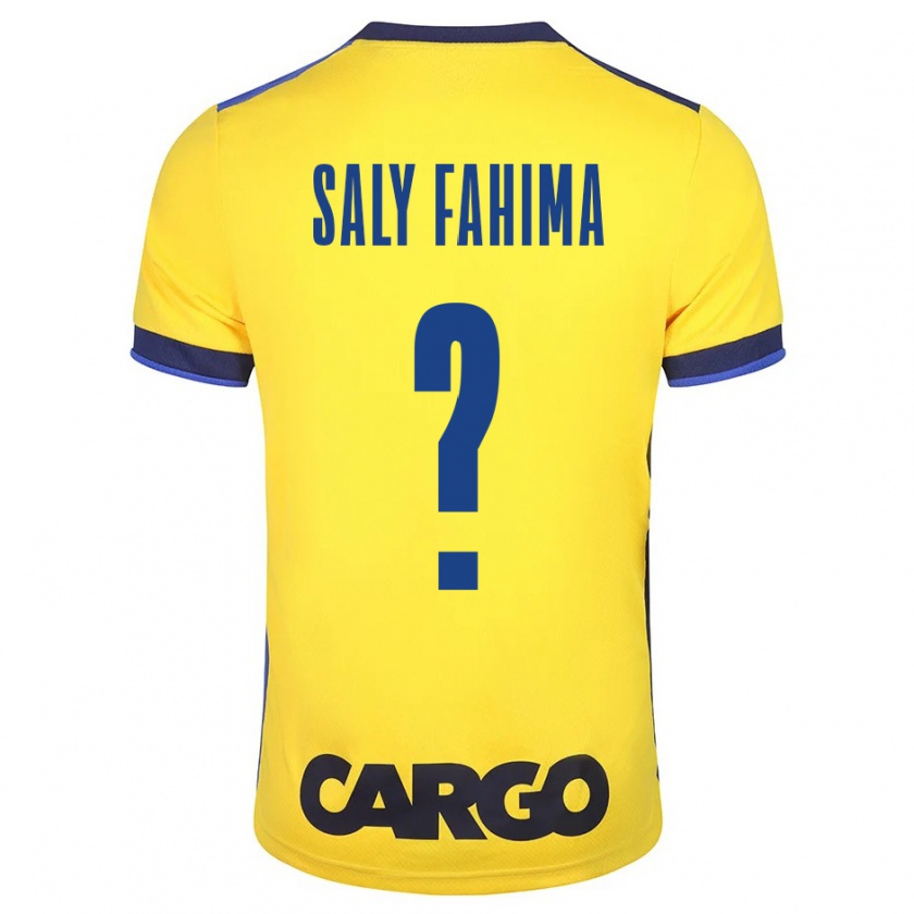 Kandiny Niño Camiseta Israel Saly Fahima #0 Amarillo 1ª Equipación 2023/24 La Camisa Chile