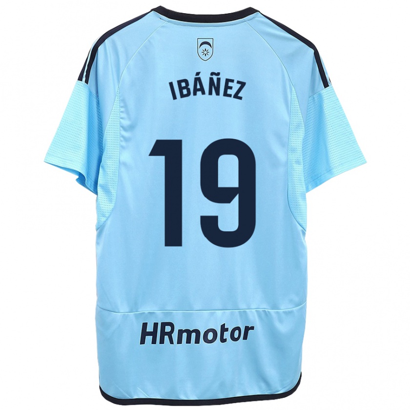 Kandiny Niño Camiseta Pablo Ibáñez #19 Azul 2ª Equipación 2023/24 La Camisa Chile