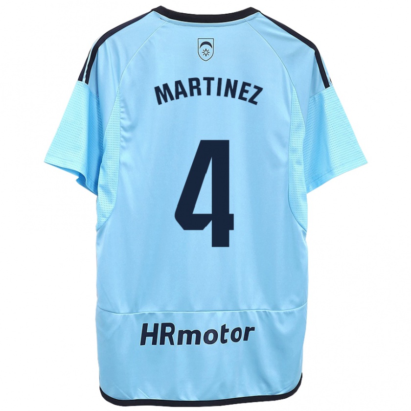 Kandiny Niño Camiseta Vera Martínez Viota #4 Azul 2ª Equipación 2023/24 La Camisa Chile