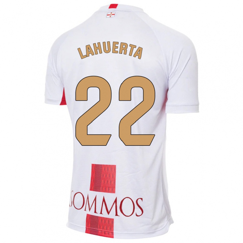 Kandiny Niño Camiseta Gema Lahuerta #22 Blanco 2ª Equipación 2023/24 La Camisa Chile