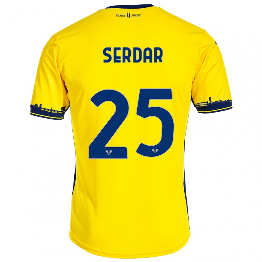 Kandiny Niño Camiseta Suat Serdar #25 Amarillo 2ª Equipación 2023/24 La Camisa Chile