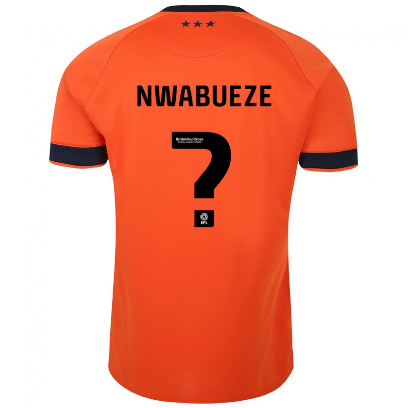 Kandiny Niño Camiseta Jesse Nwabueze #0 Naranja 2ª Equipación 2023/24 La Camisa Chile