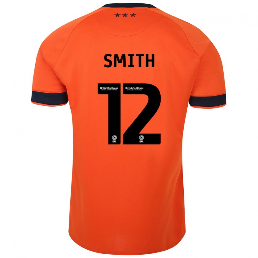 Kandiny Niño Camiseta Olivia Smith #12 Naranja 2ª Equipación 2023/24 La Camisa Chile