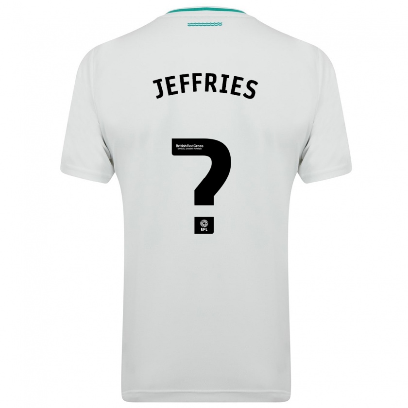 Kandiny Niño Camiseta Josh Jeffries #0 Blanco 2ª Equipación 2023/24 La Camisa Chile