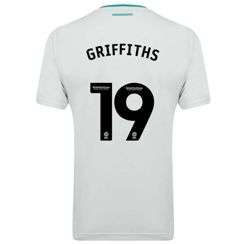 Kandiny Niño Camiseta Alice Griffiths #19 Blanco 2ª Equipación 2023/24 La Camisa Chile