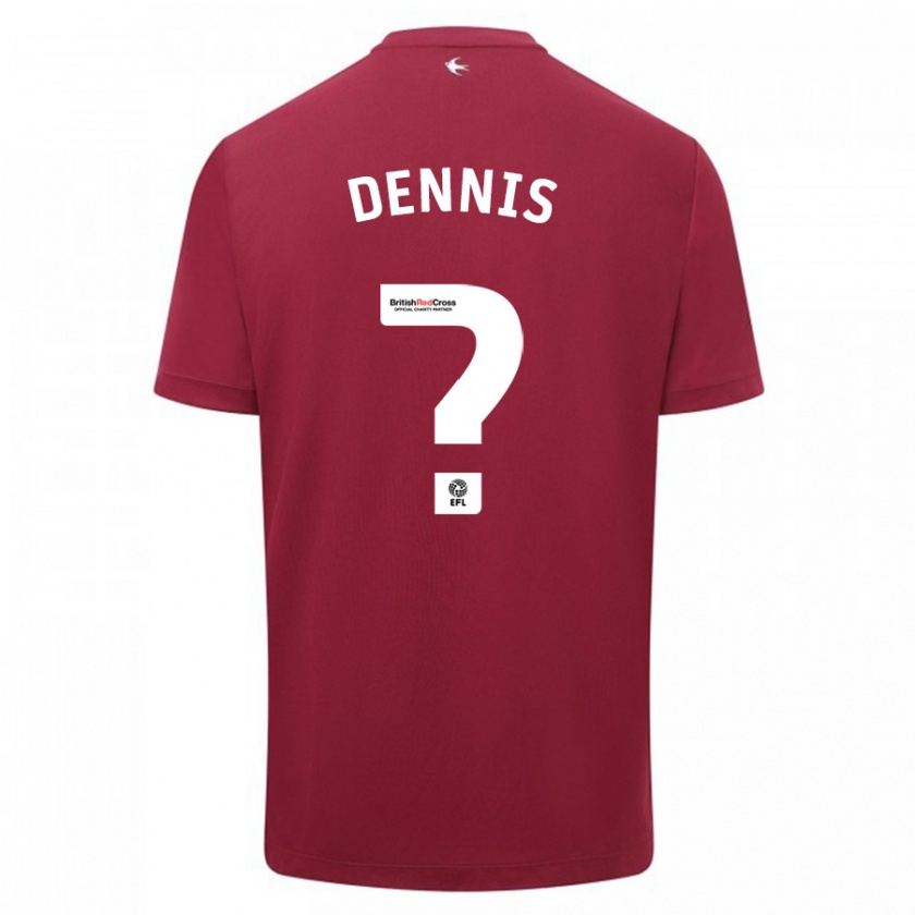 Kandiny Niño Camiseta Jake Dennis #0 Rojo 2ª Equipación 2023/24 La Camisa Chile