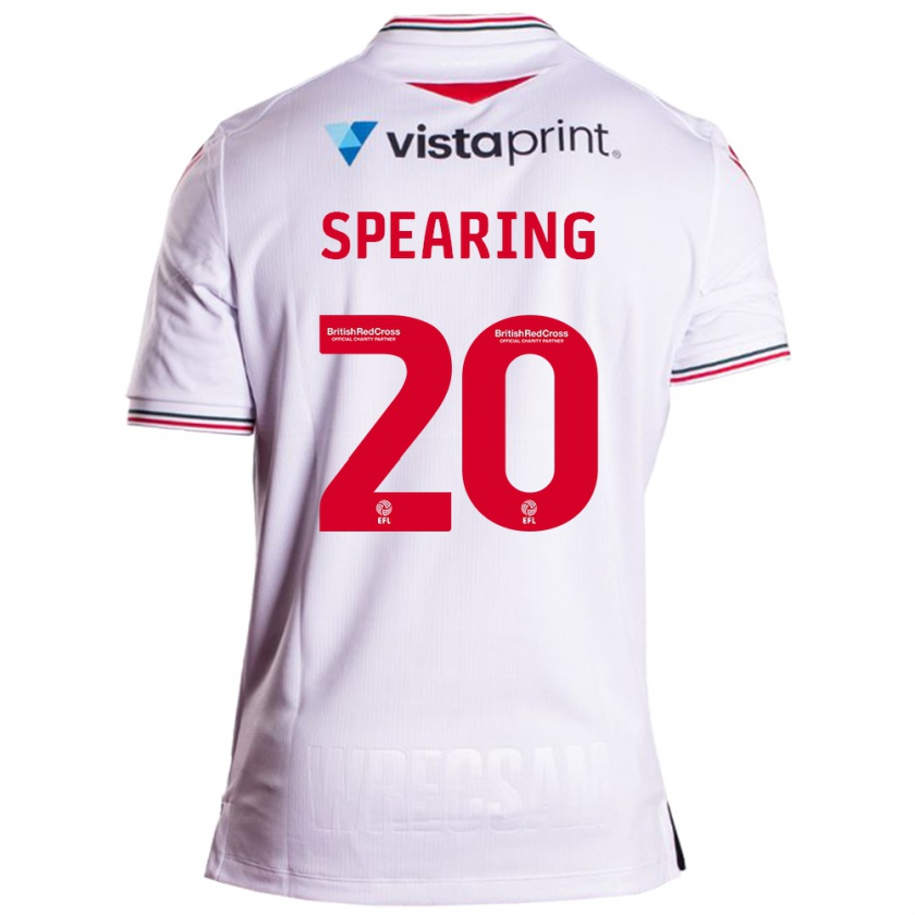 Kandiny Niño Camiseta Natasha Spearing #20 Blanco 2ª Equipación 2023/24 La Camisa Chile