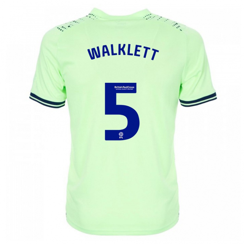 Kandiny Niño Camiseta Kerry Walklett #5 Armada 2ª Equipación 2023/24 La Camisa Chile