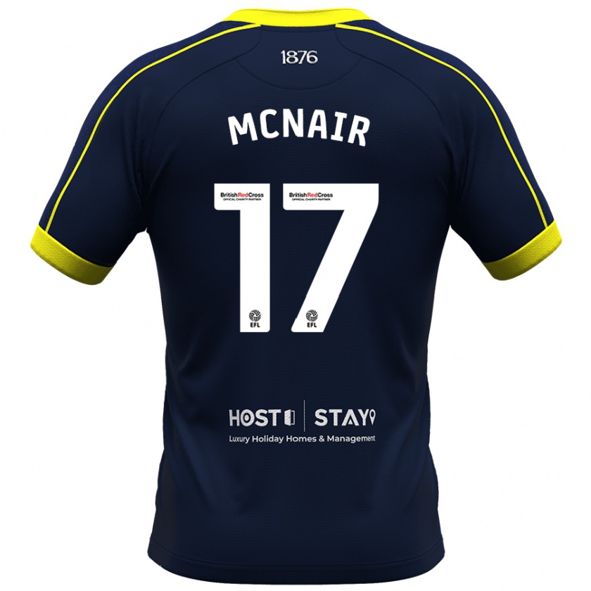 Kandiny Niño Camiseta Paddy Mcnair #17 Armada 2ª Equipación 2023/24 La Camisa Chile