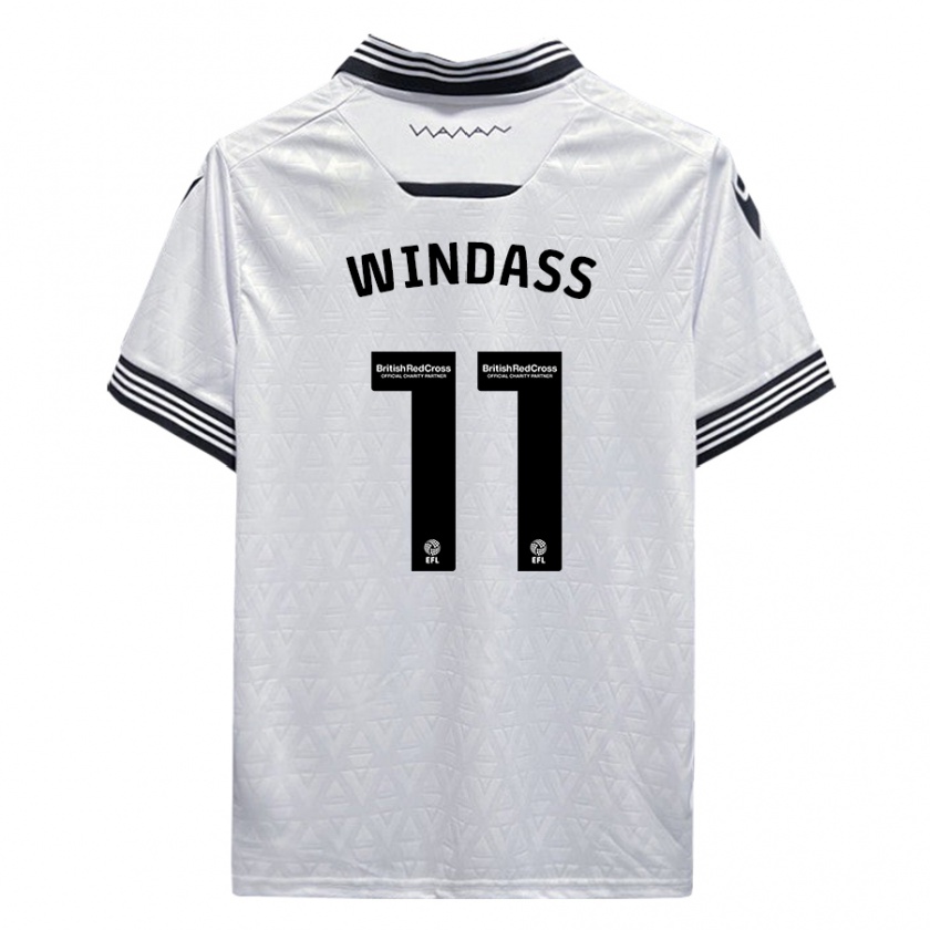 Kandiny Niño Camiseta Josh Windass #11 Blanco 2ª Equipación 2023/24 La Camisa Chile