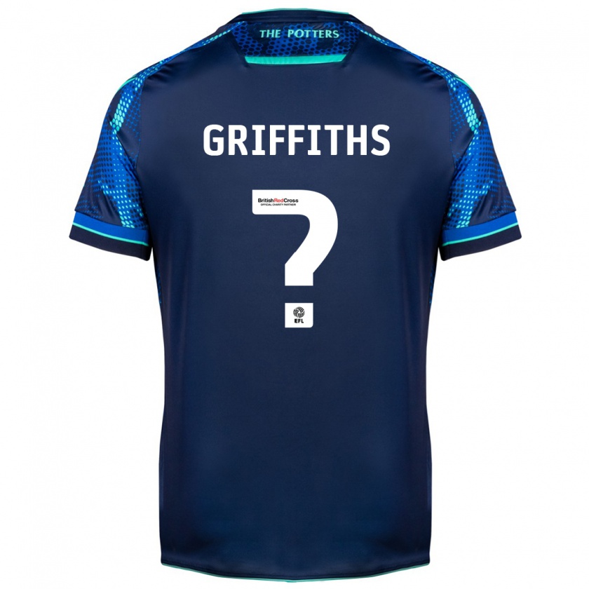 Kandiny Niño Camiseta Jack Griffiths #0 Armada 2ª Equipación 2023/24 La Camisa Chile