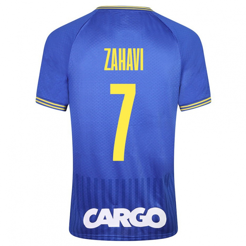 Kandiny Niño Camiseta Eran Zahavi #7 Azul 2ª Equipación 2023/24 La Camisa Chile