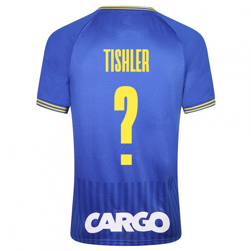 Kandiny Niño Camiseta Daniel Tishler #0 Azul 2ª Equipación 2023/24 La Camisa Chile