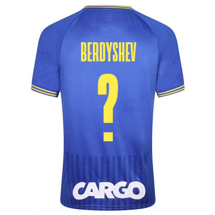 Kandiny Niño Camiseta Tikhon Berdyshev #0 Azul 2ª Equipación 2023/24 La Camisa Chile