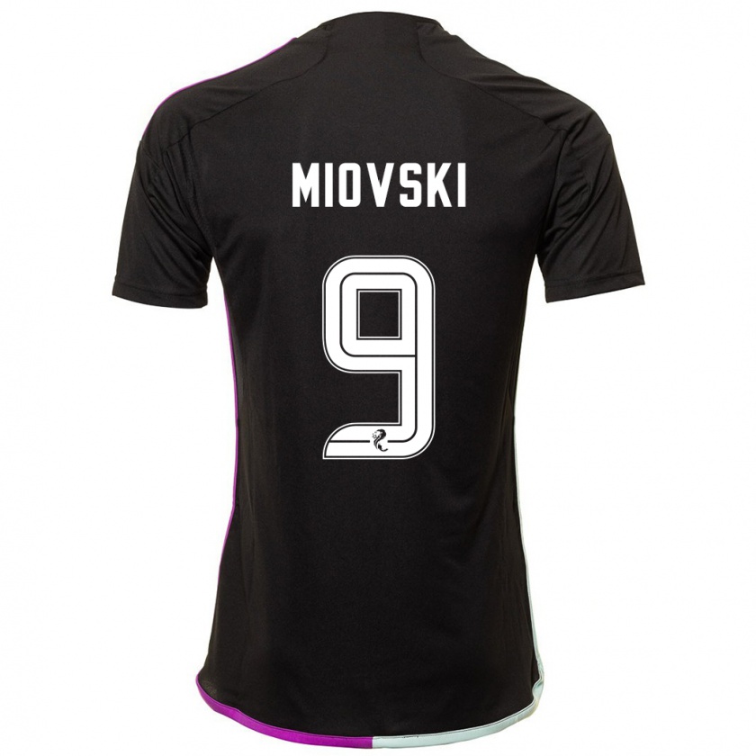 Kandiny Niño Camiseta Bojan Miovski #9 Negro 2ª Equipación 2023/24 La Camisa Chile