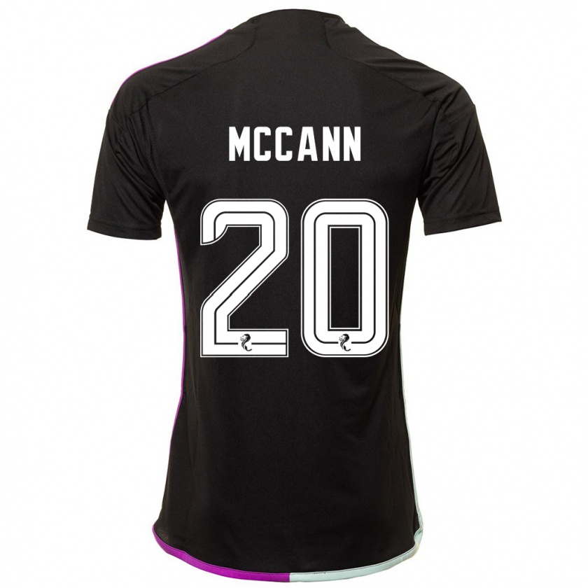 Kandiny Niño Camiseta Annalisa Mccann #20 Negro 2ª Equipación 2023/24 La Camisa Chile