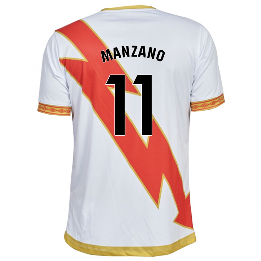 Kandiny Hombre Camiseta Sergio Manzano #11 Blanco 1ª Equipación 2023/24 La Camisa Chile