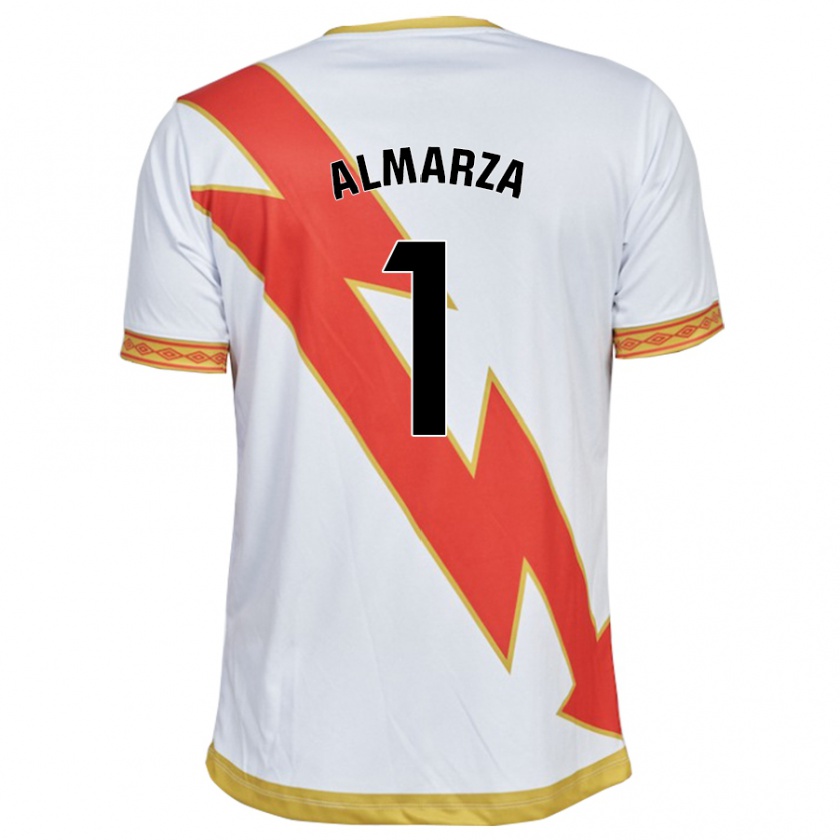 Kandiny Hombre Camiseta Ana Almarza Garrido #1 Blanco 1ª Equipación 2023/24 La Camisa Chile