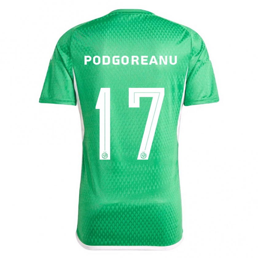 Kandiny Hombre Camiseta Suf Podgoreanu #17 Blanco Azul 1ª Equipación 2023/24 La Camisa Chile