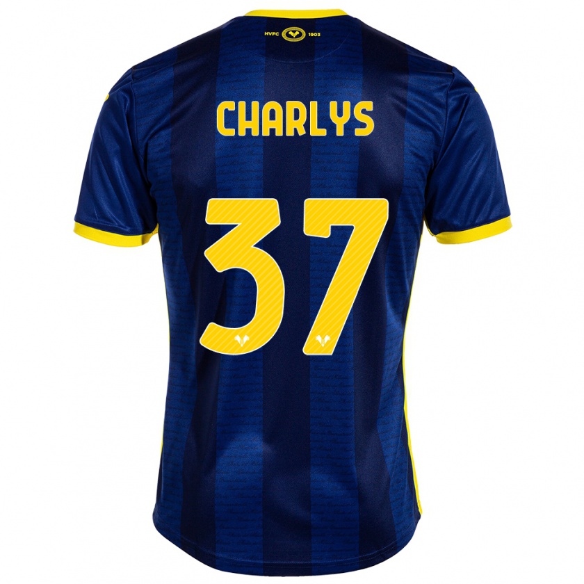 Kandiny Hombre Camiseta Charlys #37 Armada 1ª Equipación 2023/24 La Camisa Chile