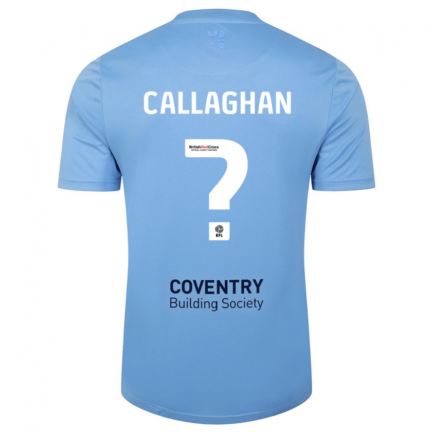 Kandiny Hombre Camiseta Charlie Callaghan #0 Cielo Azul 1ª Equipación 2023/24 La Camisa Chile