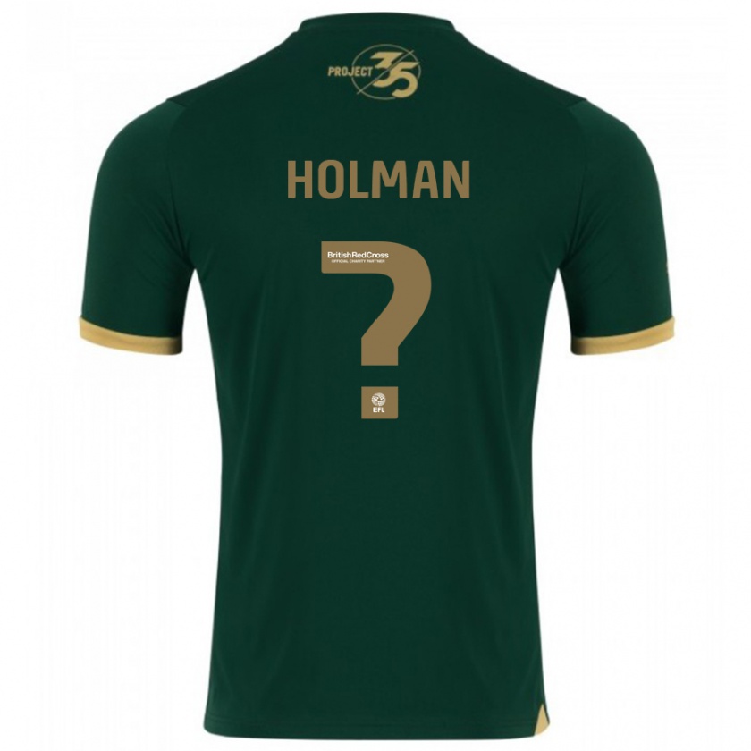 Kandiny Hombre Camiseta Daniel Holman #0 Verde 1ª Equipación 2023/24 La Camisa Chile