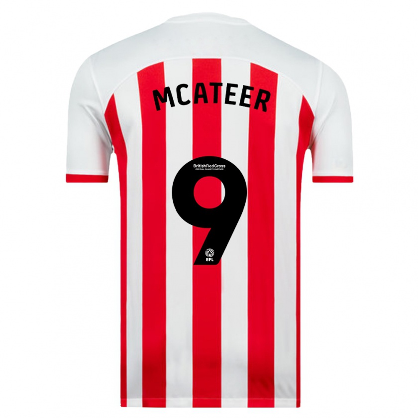 Kandiny Hombre Camiseta Mary Mcateer #9 Blanco 1ª Equipación 2023/24 La Camisa Chile