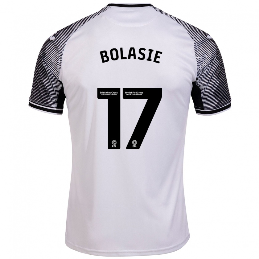 Kandiny Hombre Camiseta Yannick Bolasie #17 Blanco 1ª Equipación 2023/24 La Camisa Chile