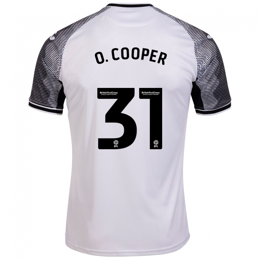 Kandiny Hombre Camiseta Oliver Cooper #31 Blanco 1ª Equipación 2023/24 La Camisa Chile