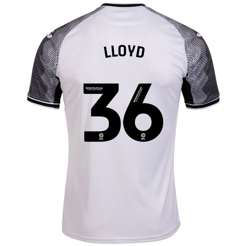 Kandiny Hombre Camiseta Ben Lloyd #36 Blanco 1ª Equipación 2023/24 La Camisa Chile