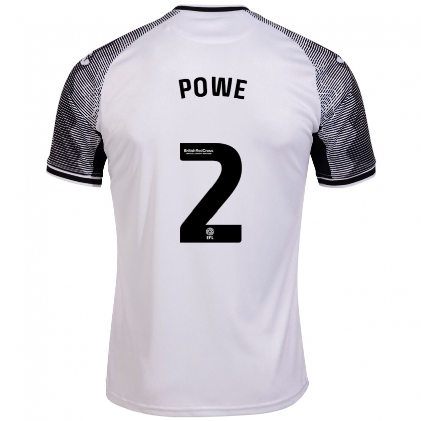 Kandiny Hombre Camiseta Alicia Powe #2 Blanco 1ª Equipación 2023/24 La Camisa Chile