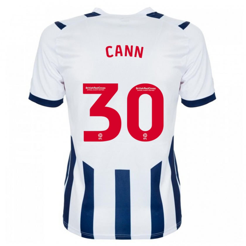 Kandiny Hombre Camiseta Ted Cann #30 Blanco 1ª Equipación 2023/24 La Camisa Chile