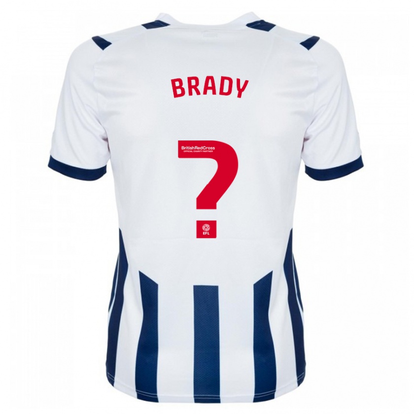 Kandiny Hombre Camiseta Louis Brady #0 Blanco 1ª Equipación 2023/24 La Camisa Chile