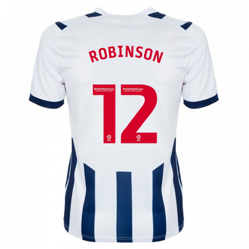 Kandiny Hombre Camiseta Leanne Robinson #12 Blanco 1ª Equipación 2023/24 La Camisa Chile