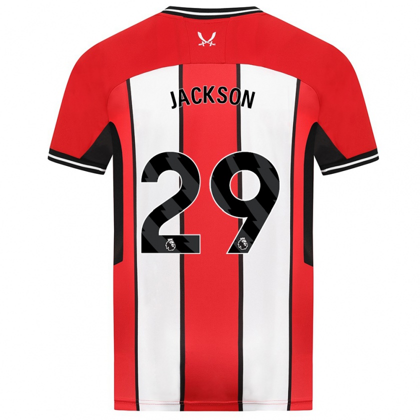 Kandiny Hombre Camiseta Fallon Olivia Connolly-Jackson #29 Rojo 1ª Equipación 2023/24 La Camisa Chile