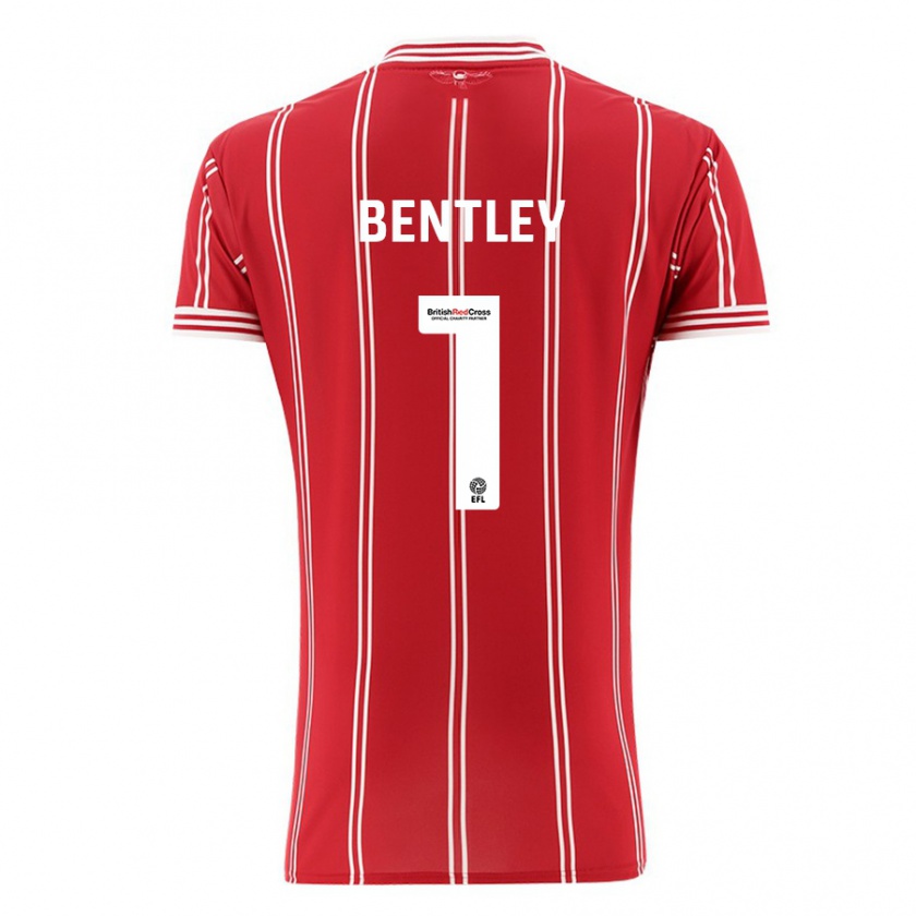 Kandiny Hombre Camiseta Fran Bentley #1 Rojo 1ª Equipación 2023/24 La Camisa Chile