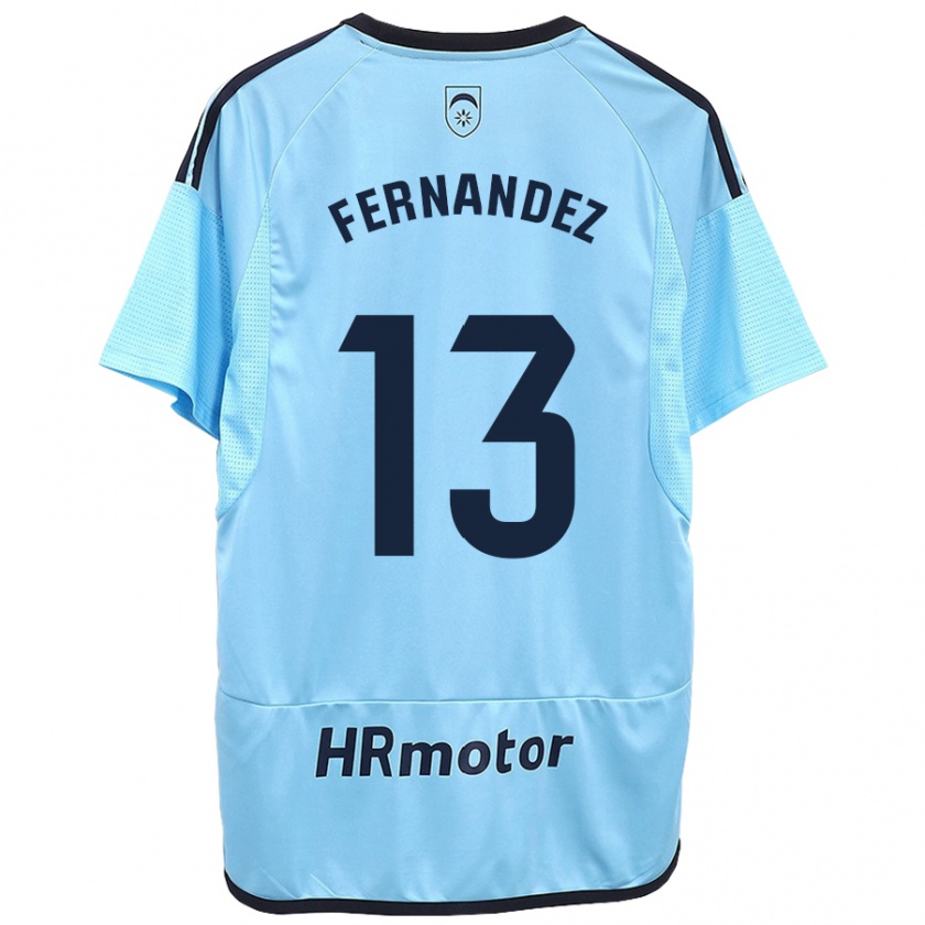 Kandiny Hombre Camiseta Aitor Fernández #13 Azul 2ª Equipación 2023/24 La Camisa Chile