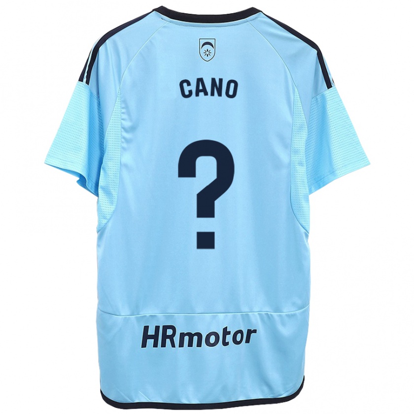 Kandiny Hombre Camiseta Javi Caño #0 Azul 2ª Equipación 2023/24 La Camisa Chile