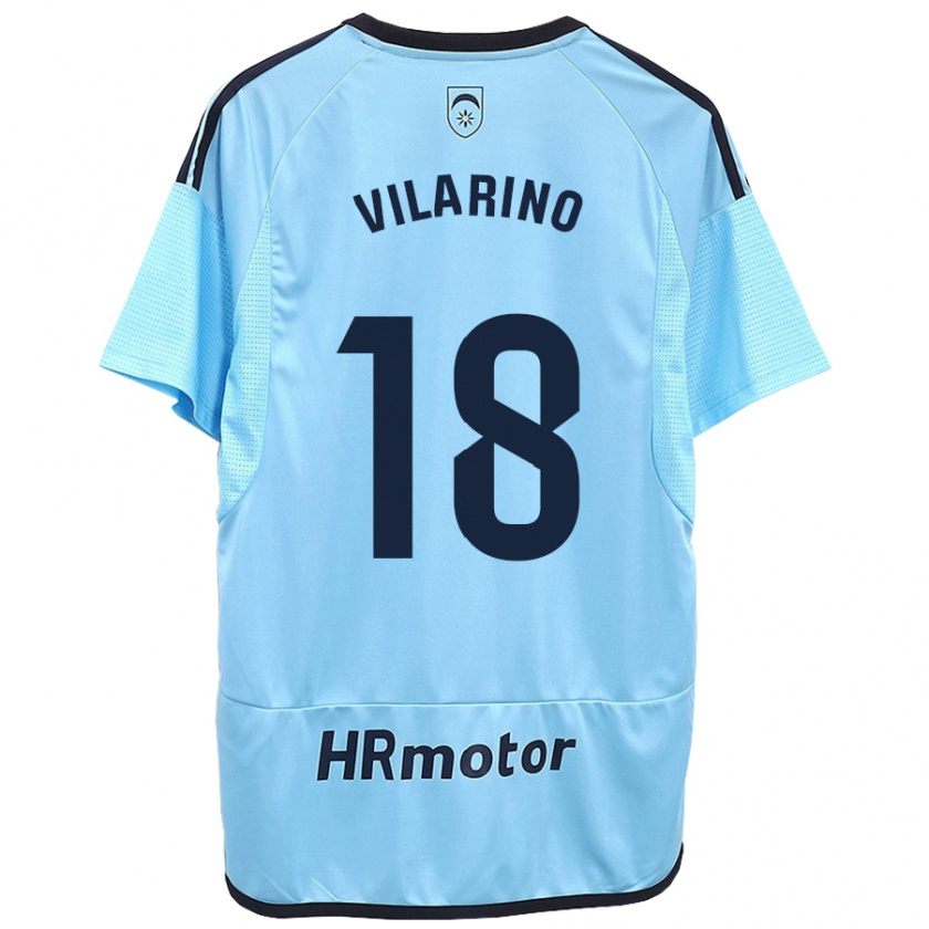 Kandiny Hombre Camiseta Maitane Vilariño #18 Azul 2ª Equipación 2023/24 La Camisa Chile