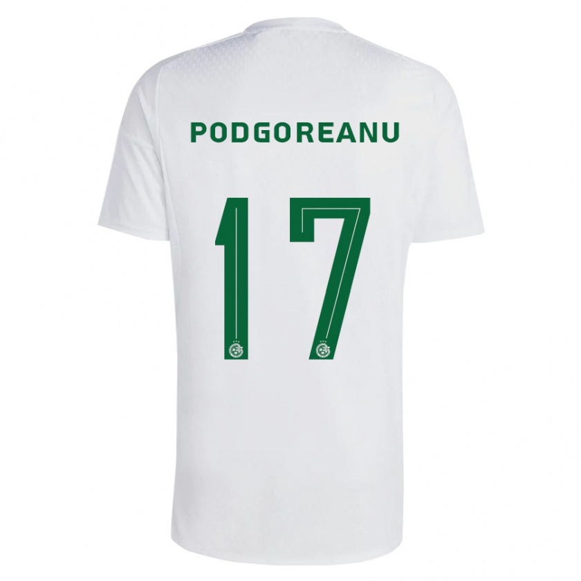 Kandiny Hombre Camiseta Suf Podgoreanu #17 Verde Azul 2ª Equipación 2023/24 La Camisa Chile