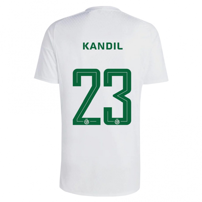 Kandiny Hombre Camiseta Maor Kandil #23 Verde Azul 2ª Equipación 2023/24 La Camisa Chile