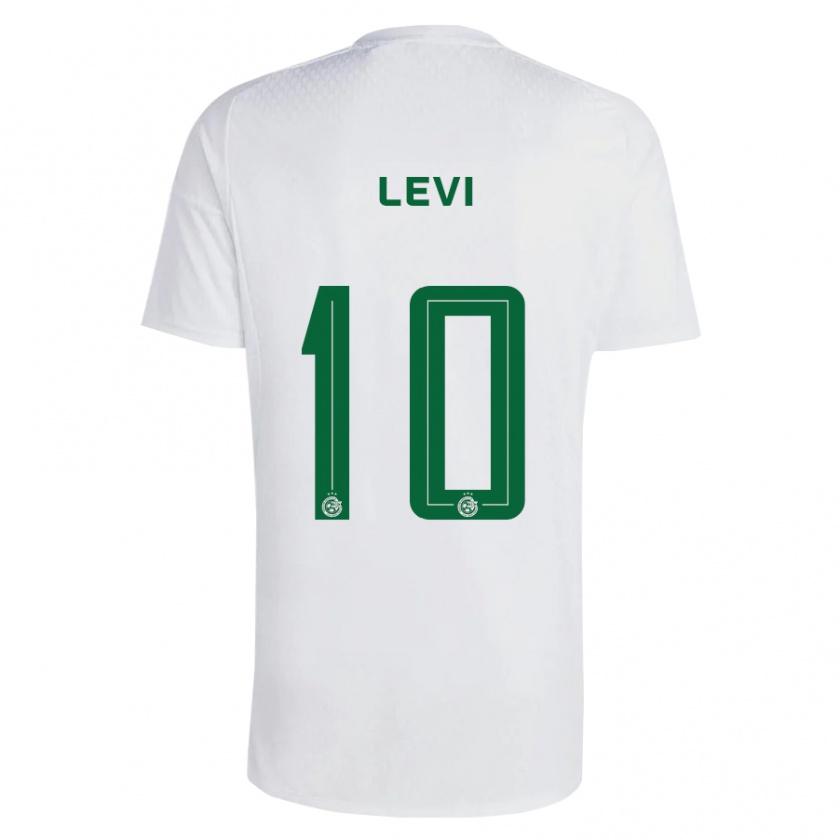 Kandiny Hombre Camiseta Yarin Levi #10 Verde Azul 2ª Equipación 2023/24 La Camisa Chile