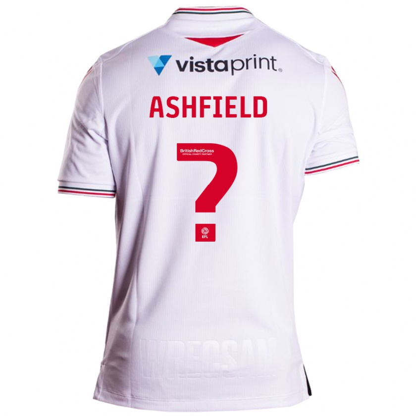 Kandiny Hombre Camiseta Harry Ashfield #0 Blanco 2ª Equipación 2023/24 La Camisa Chile